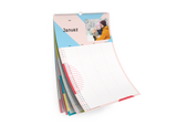 Personalized family planner with 4 to 6 columns from Kleine Prints