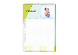 Personalized family planner with 4 columns from Kleine Prints