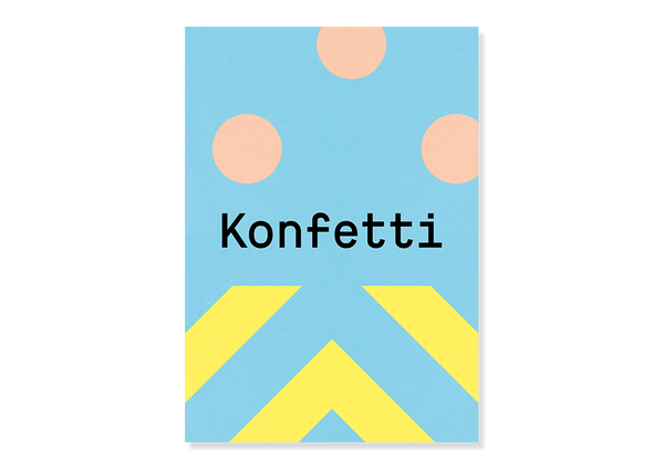 Saying Poster Confetti by Kleine Prints 