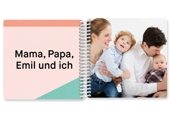 Design Photo Book for Kids: Mum, Dad and Me - Kleine Prints