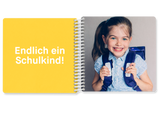 Hello school photo book for the first day of school and best gift for the school cone - Kleine Prints