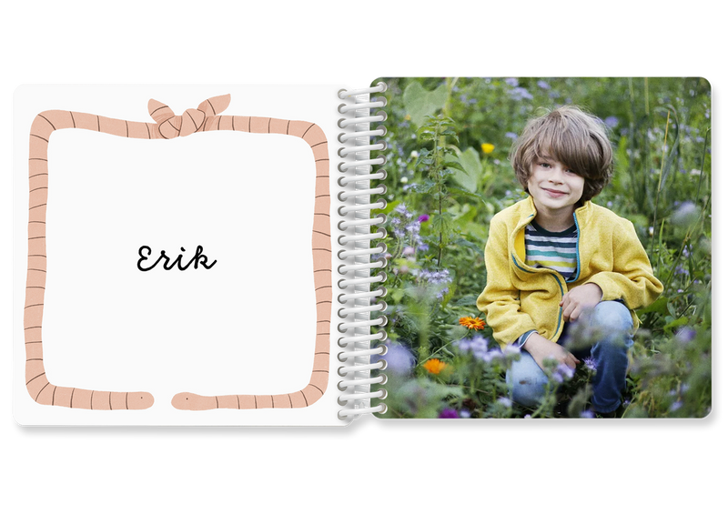 Photo book for children with enchanting garden drawings - Kleine Prints