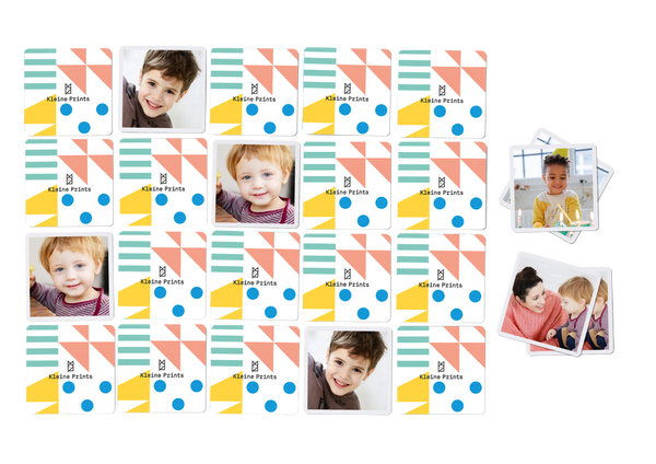 Create your own colourful photo memo for children at Kleine Prints