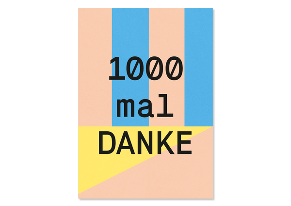 Greeting Card "Danke" from Kleine Prints 