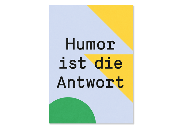 Greeting Card "Die Antwort" from Kleine Prints 