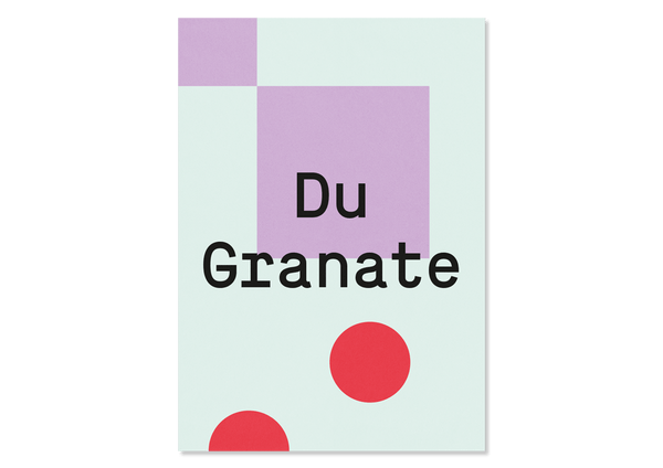 Greeting Card "Granate" from Kleine Prints 