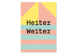 Greeting Card "Heiter weiter" on from Kleine Prints 