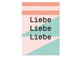 Greeting Card "Liebe Liebe Liebe" from Kleine Prints 