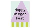 Greeting Card "Happy Wiegenfest" from Kleine Prints 