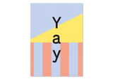 Greeting Card "Yay" from Kleine Prints