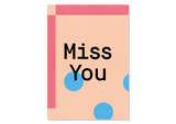 Design Greeting Card "Miss You" - Kleine Prints