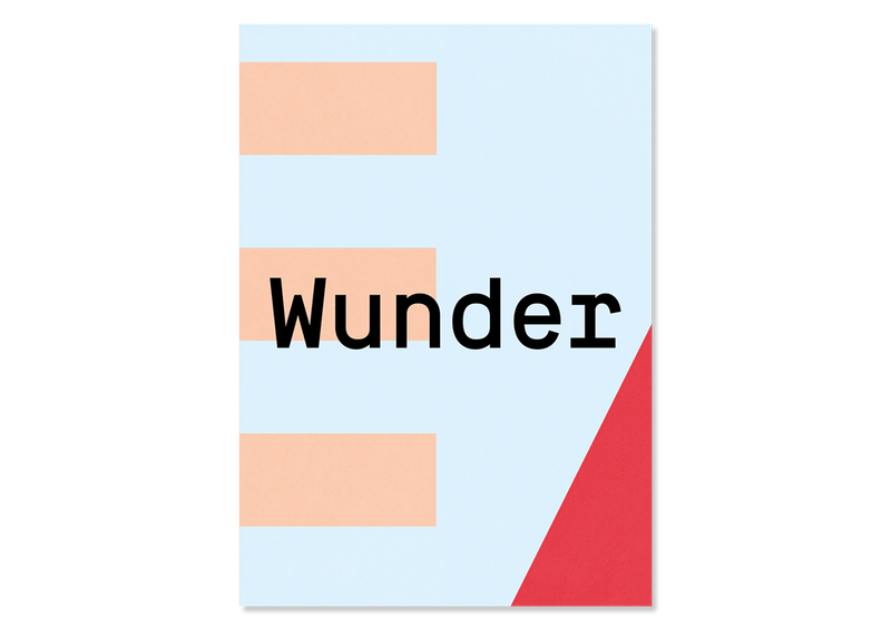 Design Greeting Card "Wunder" - Kleine Prints