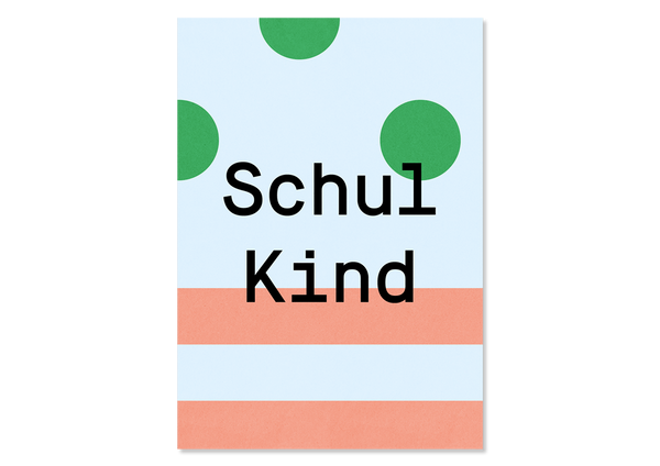 Design greeting card "Schulkind" from Kleine Prints