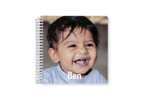 Photo book for children with thick cardboard pages by Kleine Prints