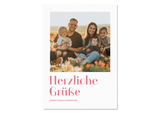 Simple photo greeting card with modern typography - Kleine Prints