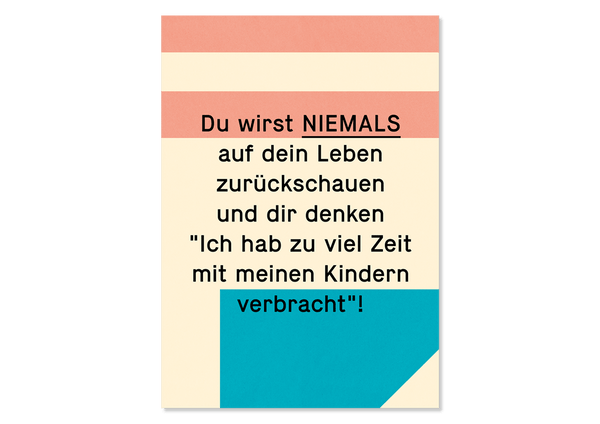 Saying Postcard Childhood by Kleine Prints