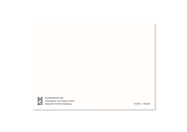 Saying Postcard Mixer by Kleine Prints
